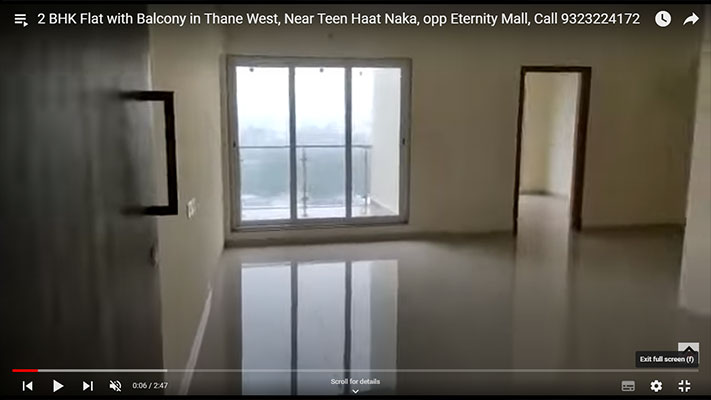 2 BHK Flats Thane West Teen Haat Naka Video