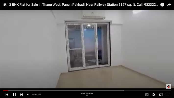 Latest Videos of 3 BHK Flats in Thane Panch Pakhadi